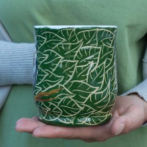 Handcrafted Owl Ceramic Mug Eco-Friendly Tea and Coffee Cup in 9oz, 12oz, 14oz, 16oz