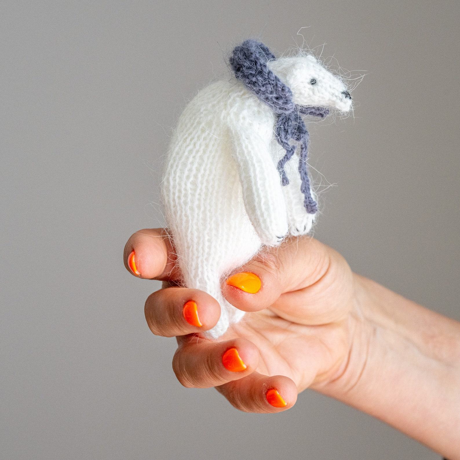 Handcrafted Pocket-Sized Cashmere Bear Your Cozy Companion