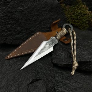 Handcrafted Throwing Knife Precision-Forged for Hunting, Camping, and Tactical Use