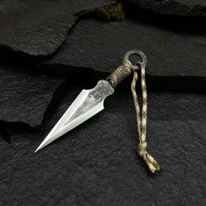 Handcrafted Throwing Knife Precision-Forged for Hunting, Camping, and Tactical Use