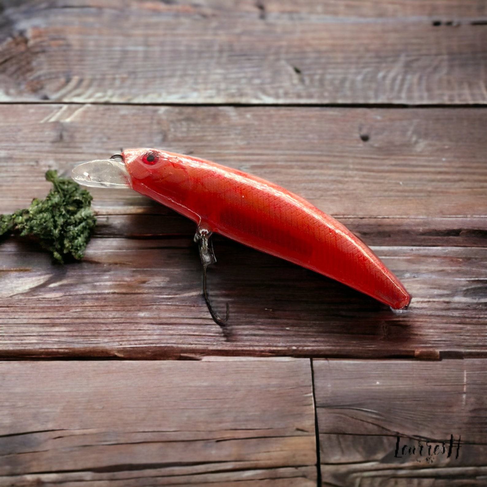 Handcrafted Trout Tracker “Rose Water” Rapala Replica for Precision Fishing