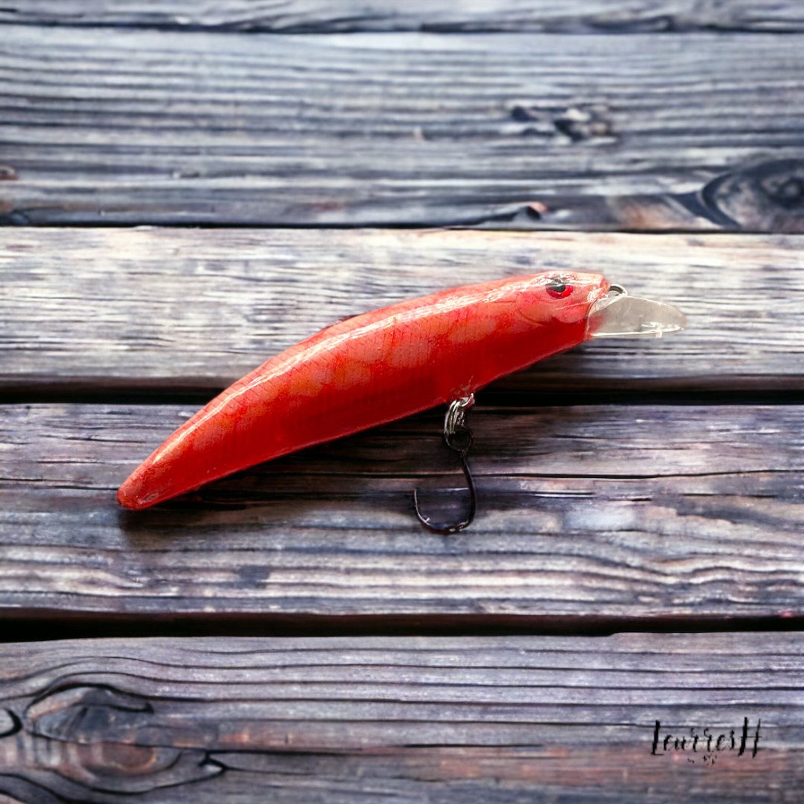 Handcrafted Trout Tracker “Rose Water” Rapala Replica for Precision Fishing