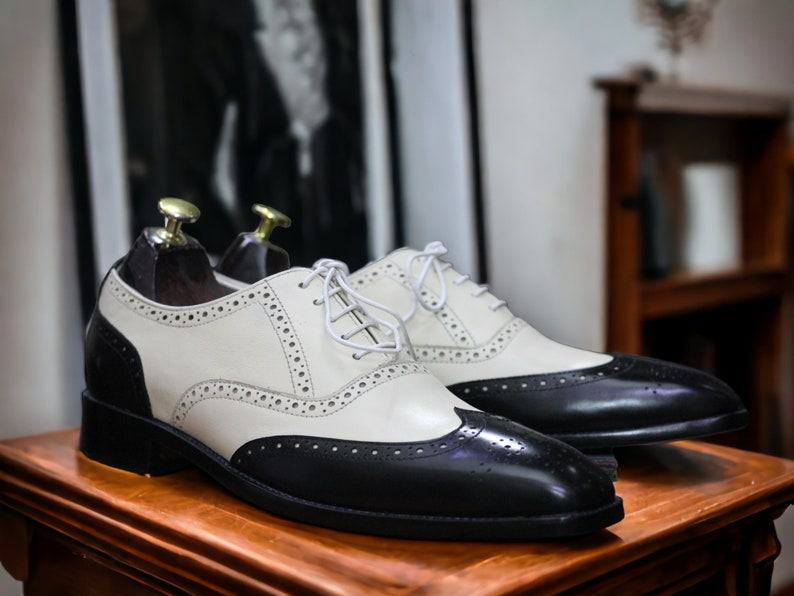 Handcrafted White Goodyear Welted Shoes – Bespoke Style & Quality