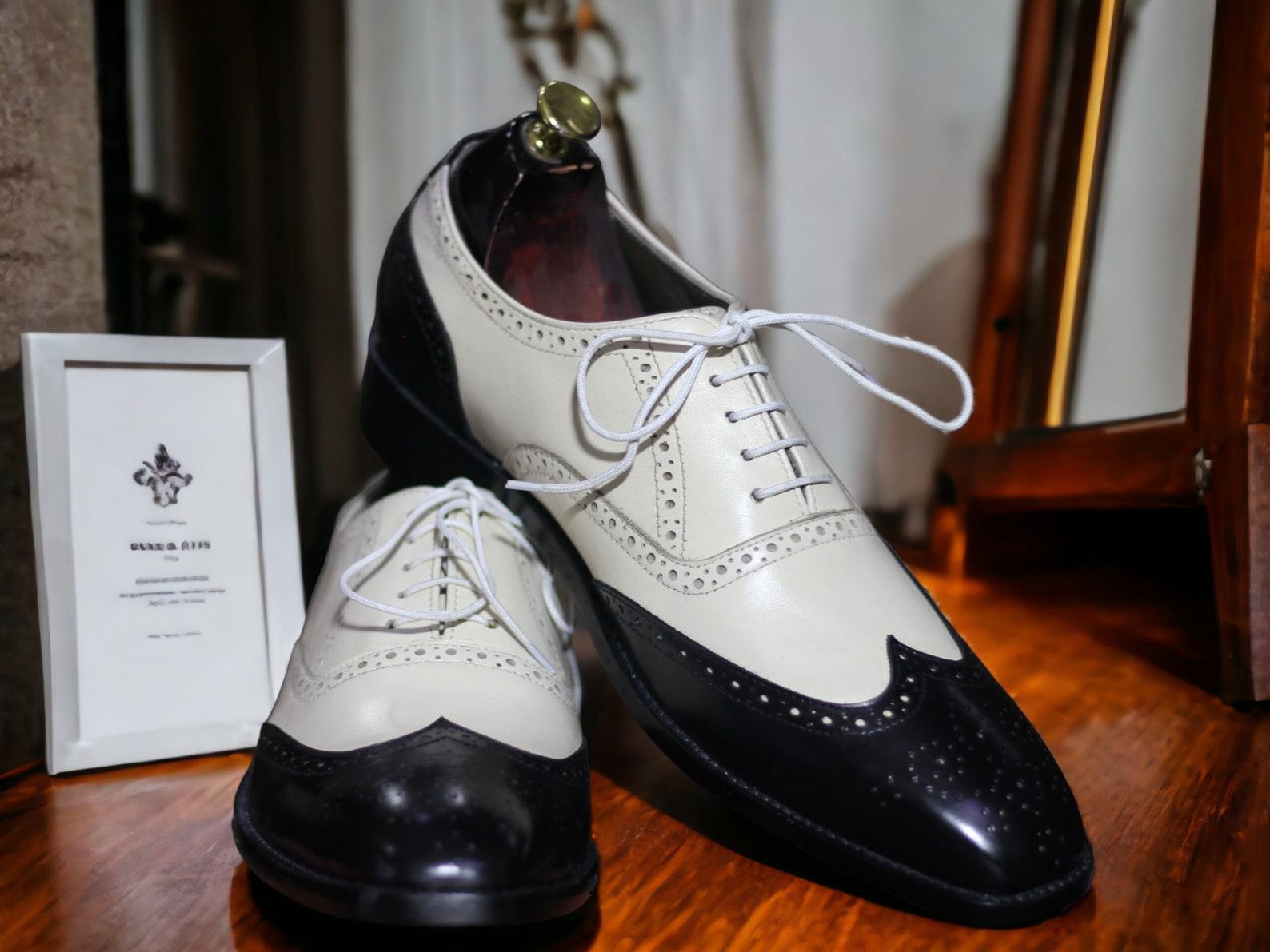 Handcrafted White Goodyear Welted Shoes – Bespoke Style & Quality - Image 3