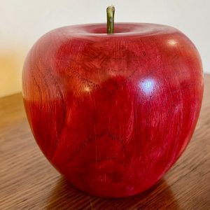 Handcrafted Wooden Fruit Collection Apples, Pumpkins, Pears, and Lemons