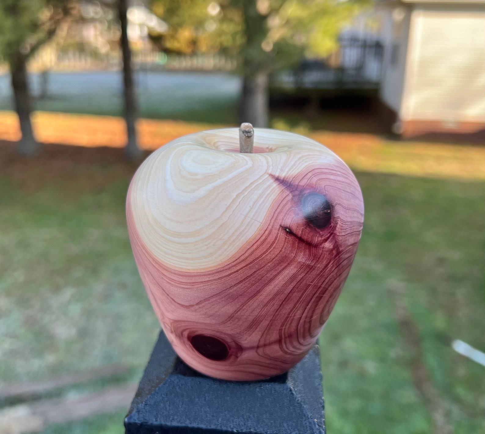 Handcrafted Wooden Fruit Collection Apples, Pumpkins, Pears, and Lemons - Image 3