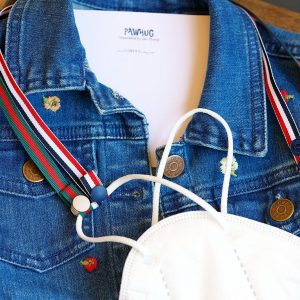 Handmade 2-Pack Stripe Face Mask Lanyard Keep Your Mask Secure and Stylish