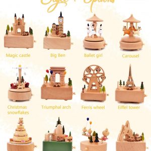 Handmade Ballerina Music Box – Heirloom Keepsake Present for Baby, Christmas & More