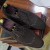 Handmade Brown Suede Lace-Up Shoes  Classic Leather Designer Shoes for Men