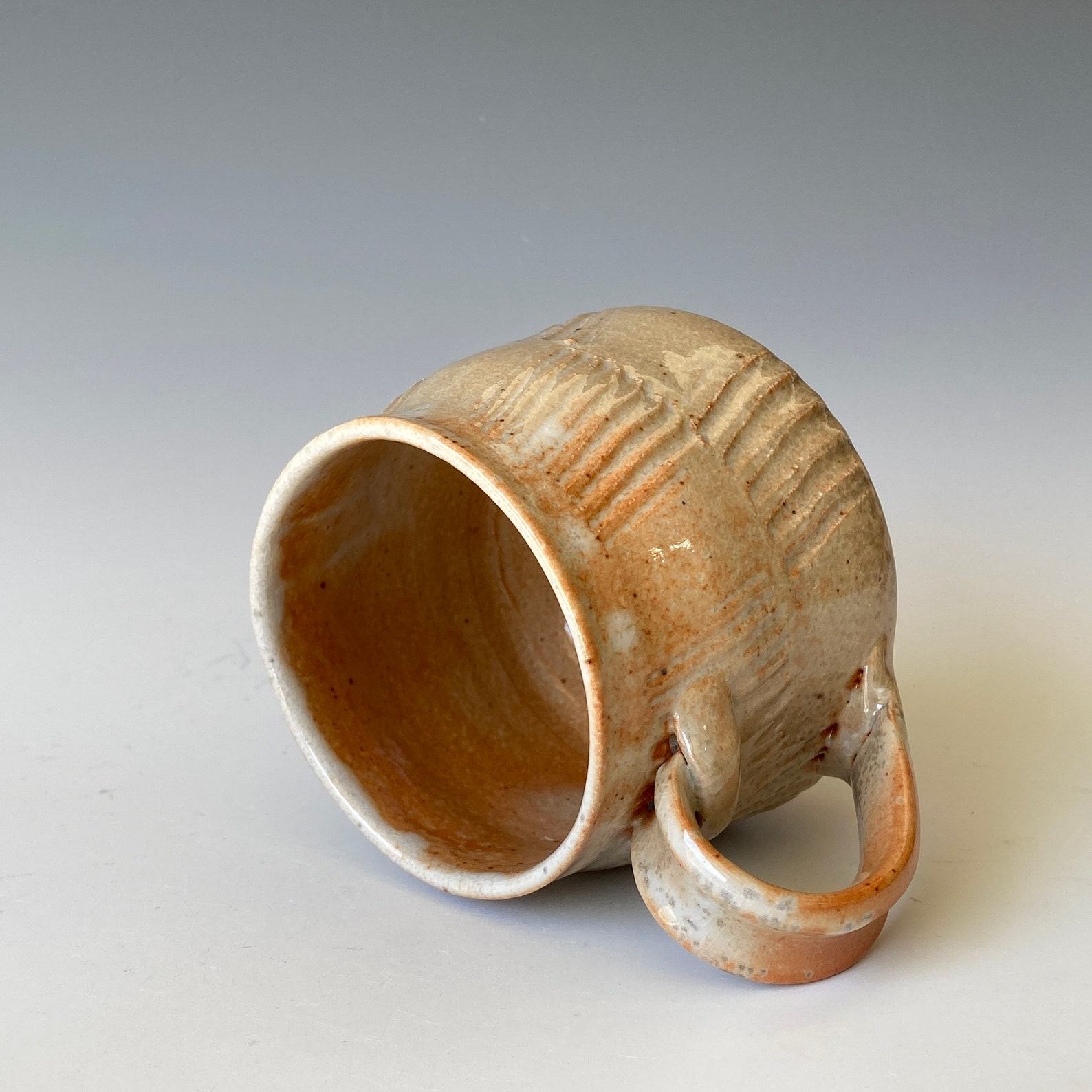 Handmade Ceramic Big Rock Mug Elevate Your Coffee Ritual with a Rugged Masterpiece