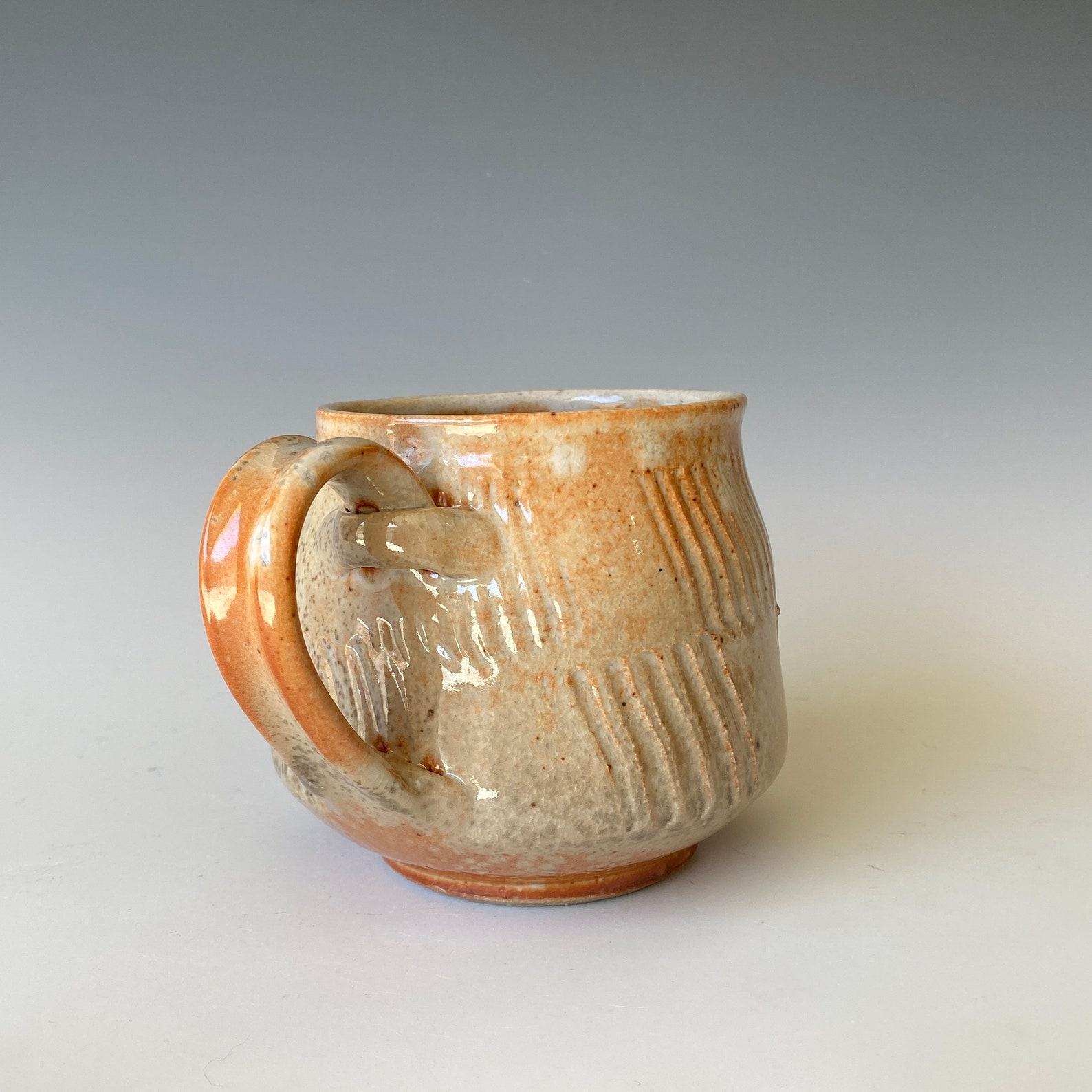 Handmade Ceramic Big Rock Mug Elevate Your Coffee Ritual with a Rugged Masterpiece