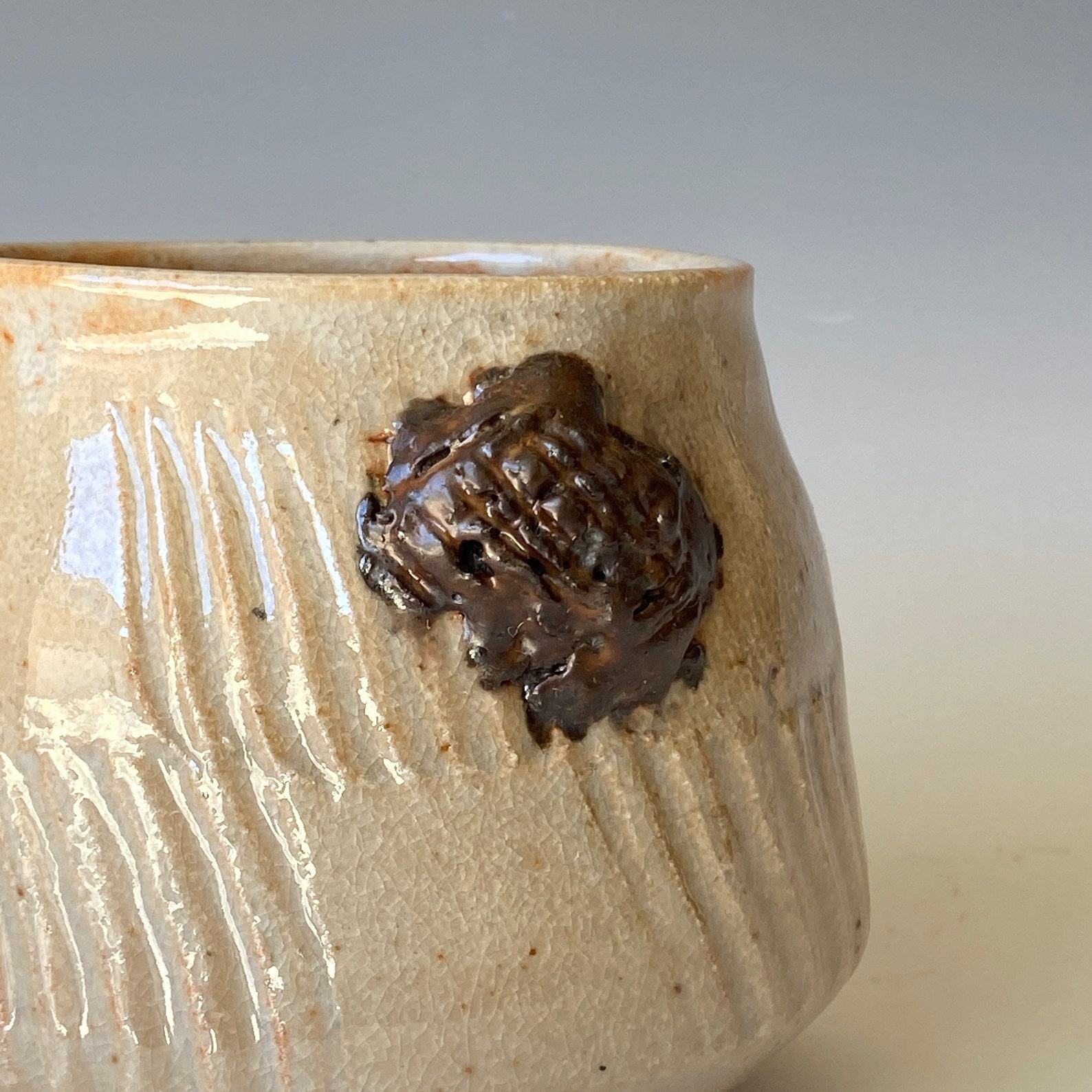 Handmade Ceramic Big Rock Mug Elevate Your Coffee Ritual with a Rugged Masterpiece