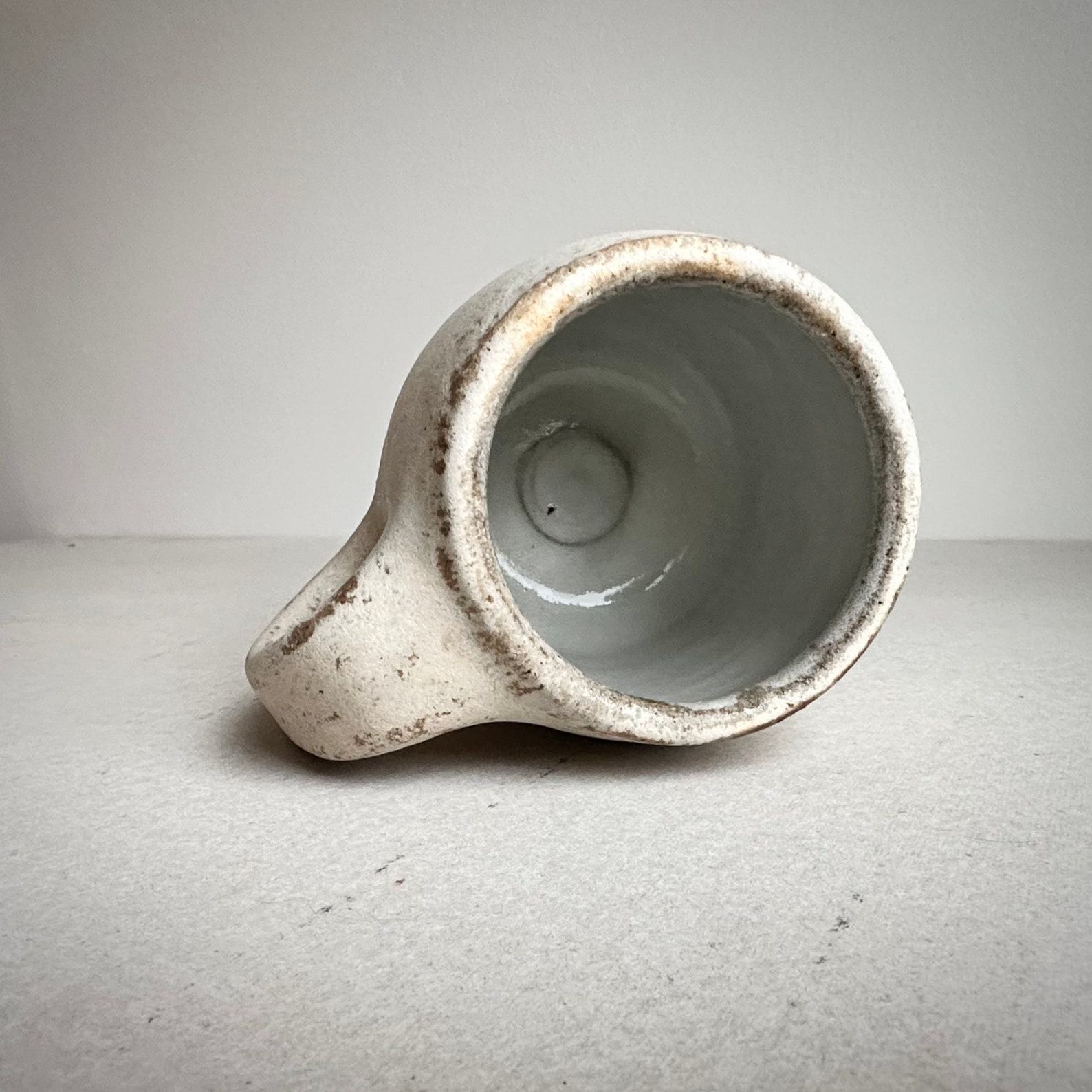 Handmade Ceramic Cream Mug Your Perfect 16oz Coffee Companion