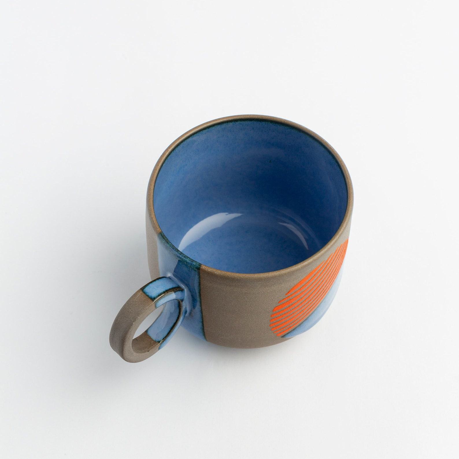 Handmade Ceramic Stoneware Mug A Delightful Item for Coffee and Tea Aficionados