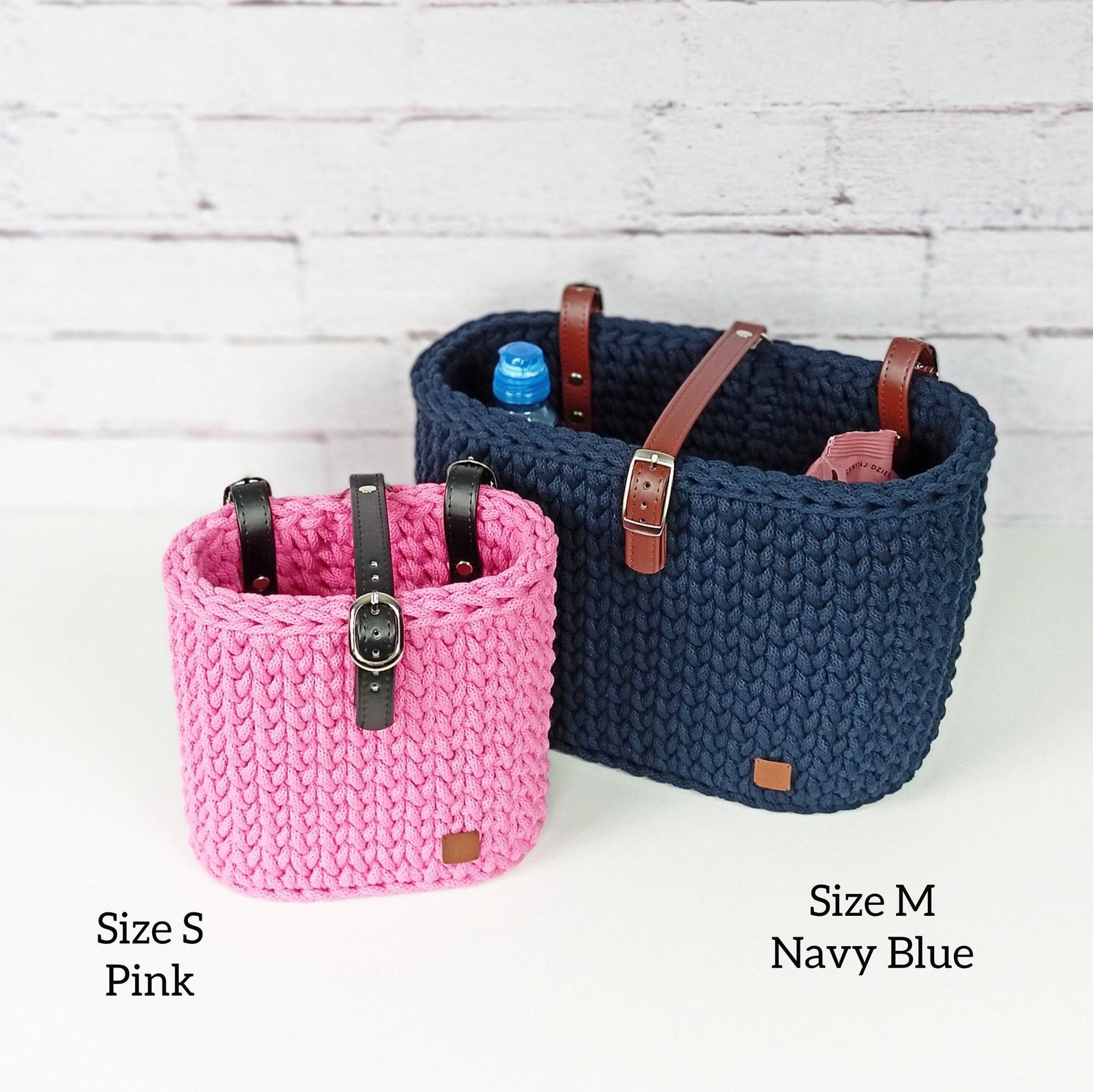 Handmade Crochet Bike Basket The Perfect Organizer for Your Cycling Adventures