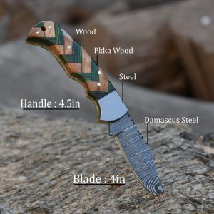 Handmade Damascus Pocket Knife A Timeless Item for Special Occasions