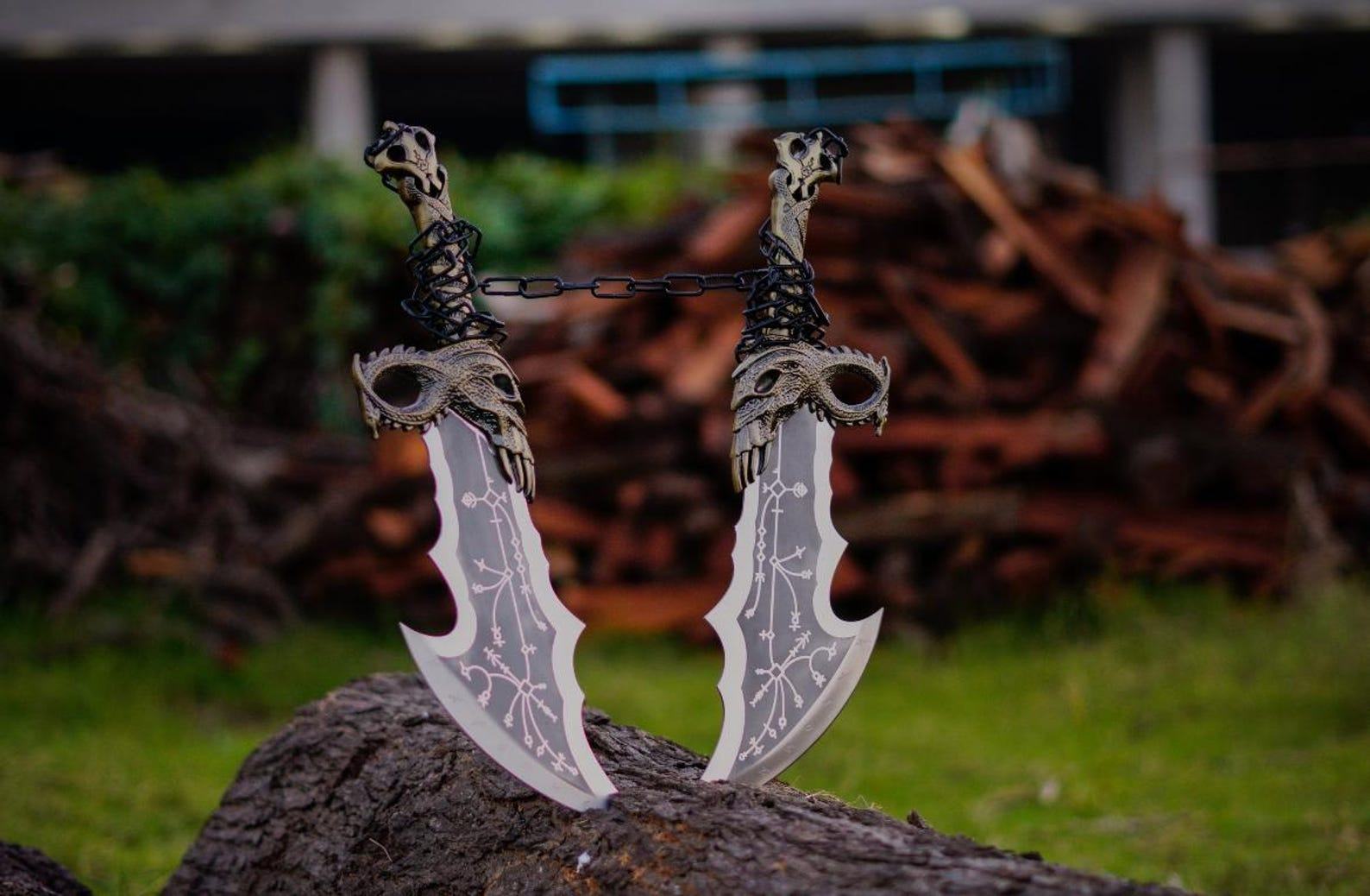 Handmade God of War Blades of Chaos Unleash the Fury of Kratos - Image 2