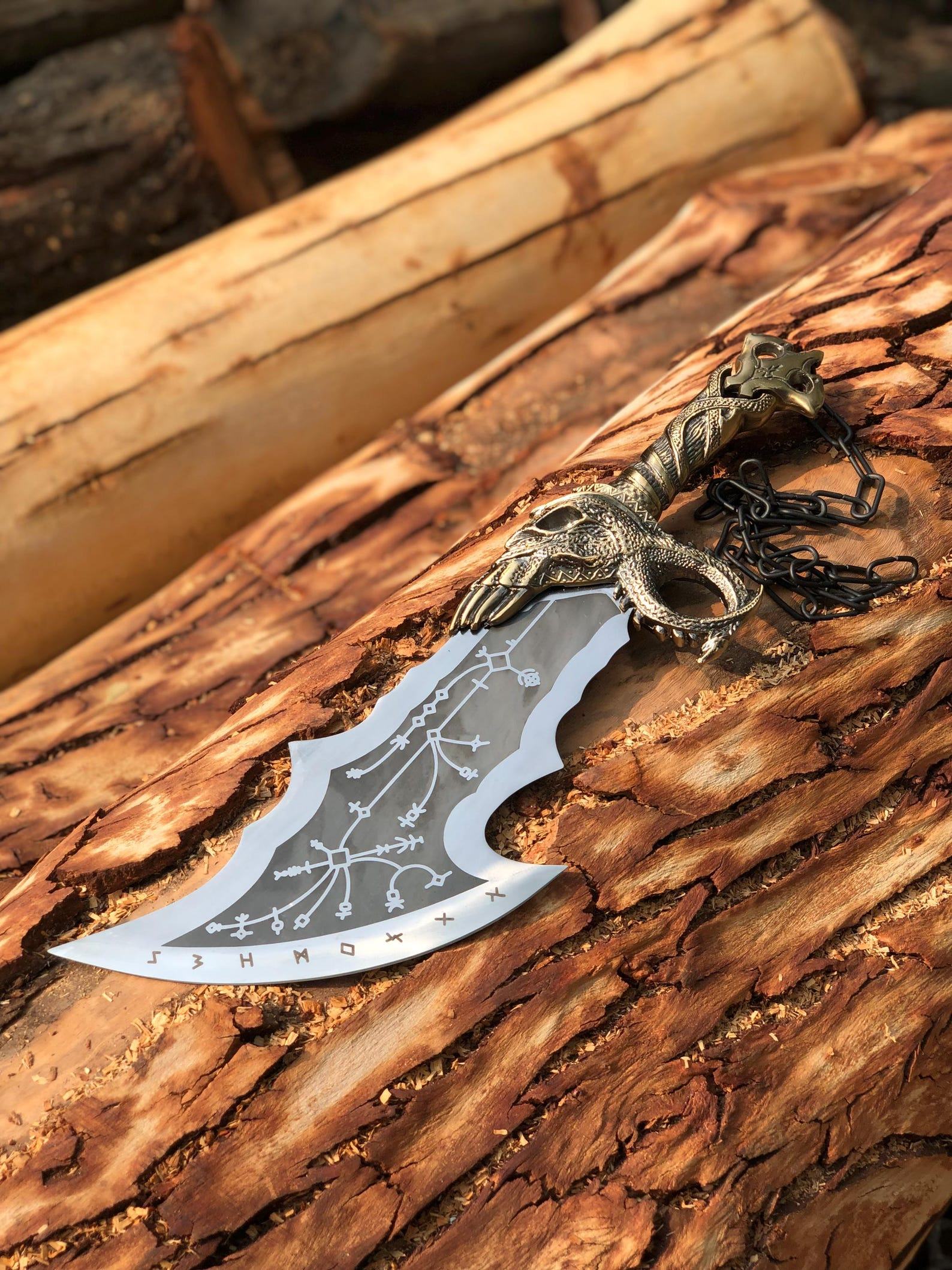 Handmade God of War Blades of Chaos Unleash the Fury of Kratos - Image 5