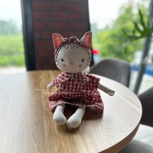Handmade Heirloom Cat Doll A Cherished Companion for Little Ones