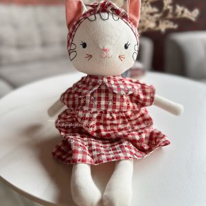 Handmade Heirloom Cat Doll A Cherished Companion for Little Ones