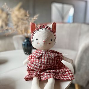 Handmade Heirloom Cat Doll A Cherished Companion for Little Ones