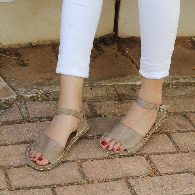 Handmade Leather Huarache Sandals Women – Open Toe Barefoot Shoes – Crazy Vision Design