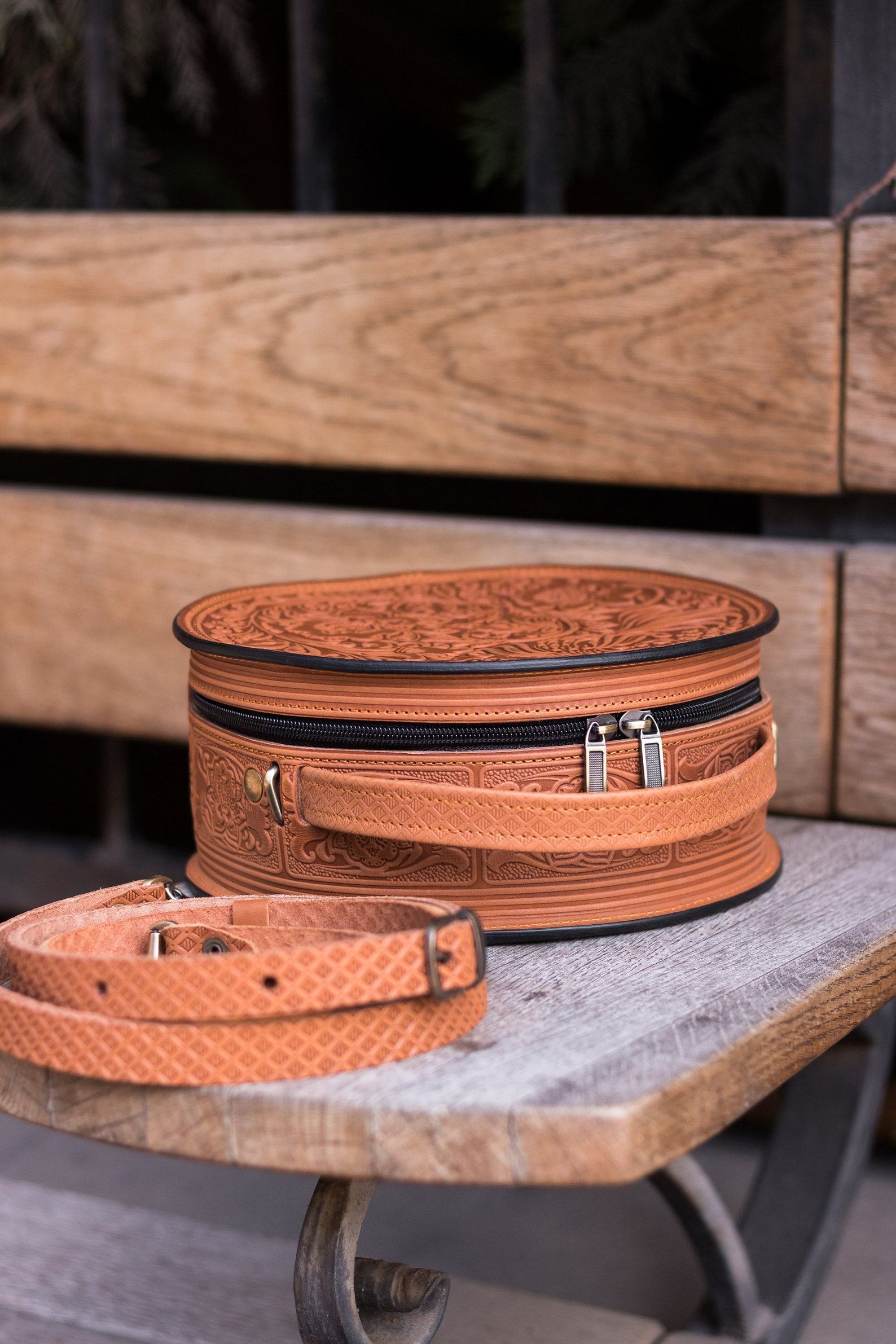 Handmade Leather Shoulder Bag A Unique and Stylish Item for Her - Image 4