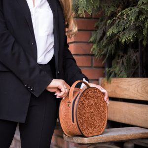 Handmade Leather Shoulder Bag A Unique and Stylish Item for Her