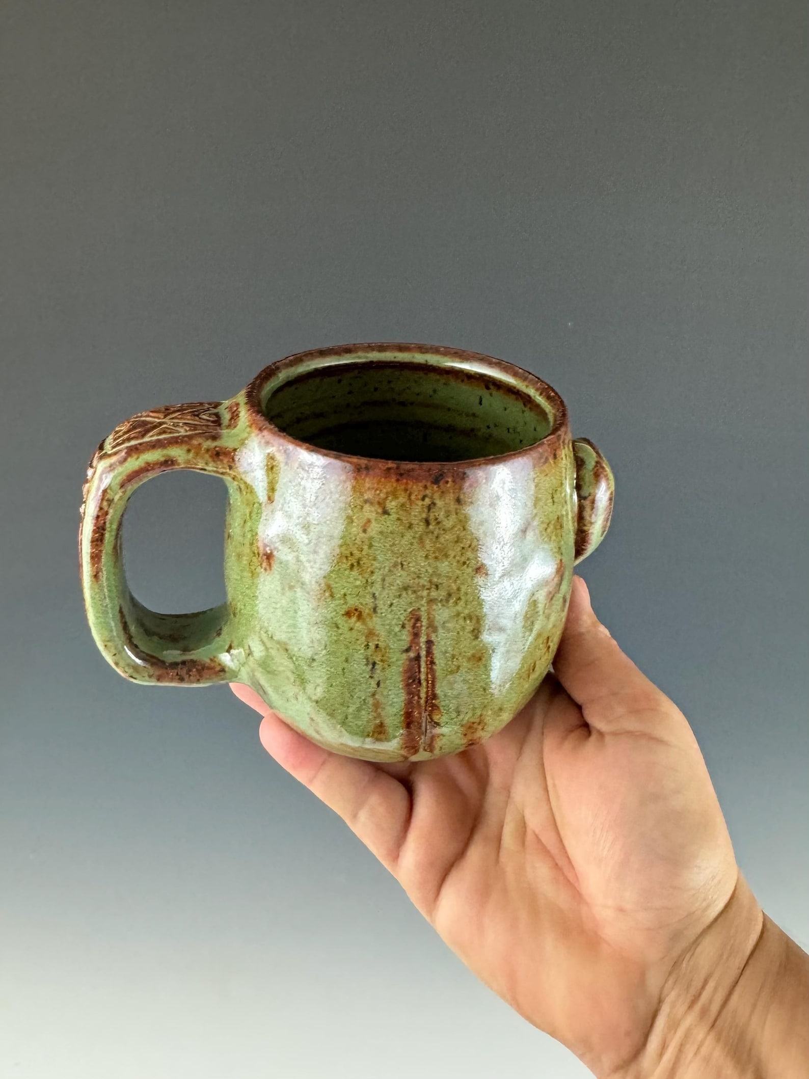 Handmade Masterpiece Elevate Your Daily Brew with Our Unique Pottery Mug - Image 2