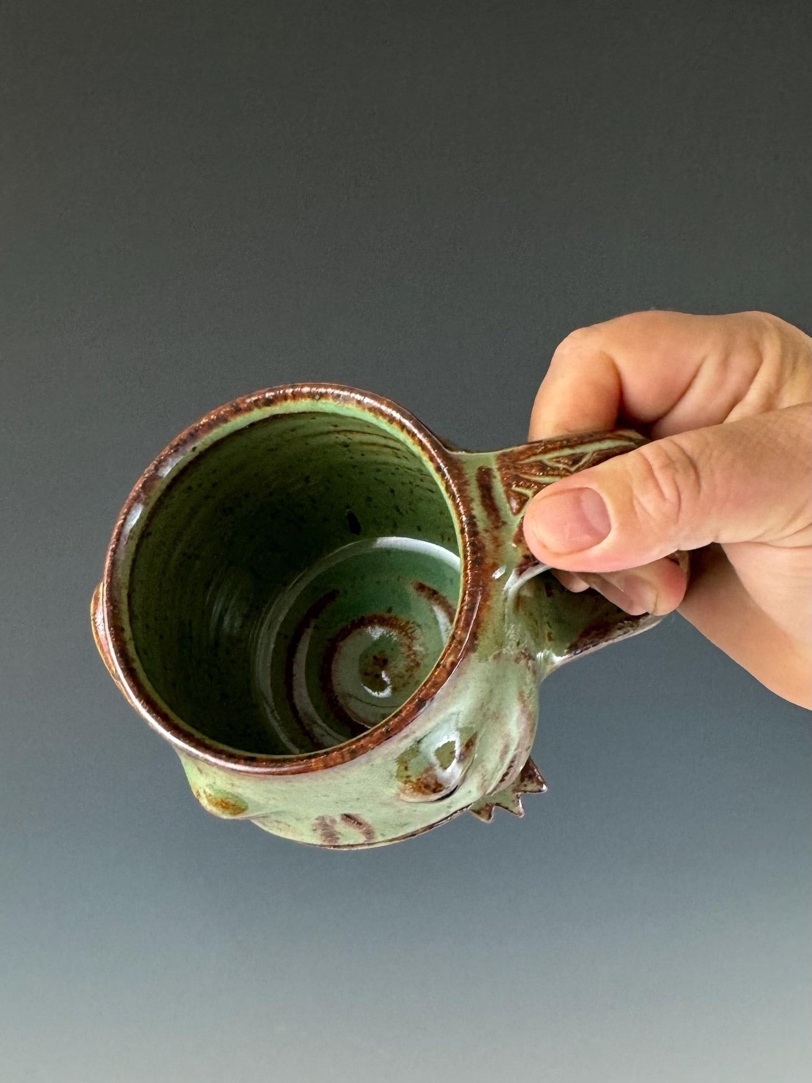 Handmade Masterpiece Elevate Your Daily Brew with Our Unique Pottery Mug - Image 3