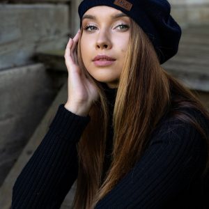 Handmade Merino Wool Beret A Timeless Classic for Sophisticated Women