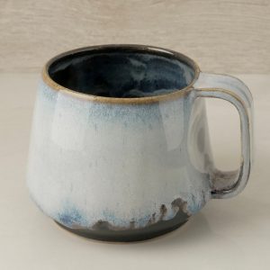 Handmade Mountain FluxBlue Handle Mugs Elevate Your Home with Unique Ceramic Art