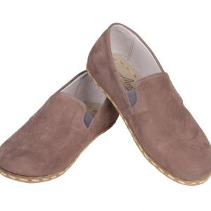 Handmade Nubuck Leather Yemeni Shoes Slip-On Comfort in Vibrant Hues