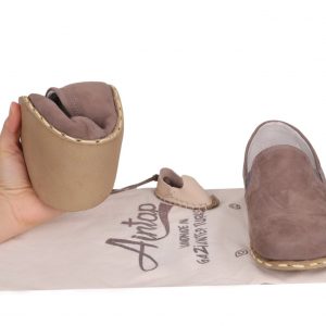 Handmade Nubuck Leather Yemeni Shoes Slip-On Comfort in Vibrant Hues