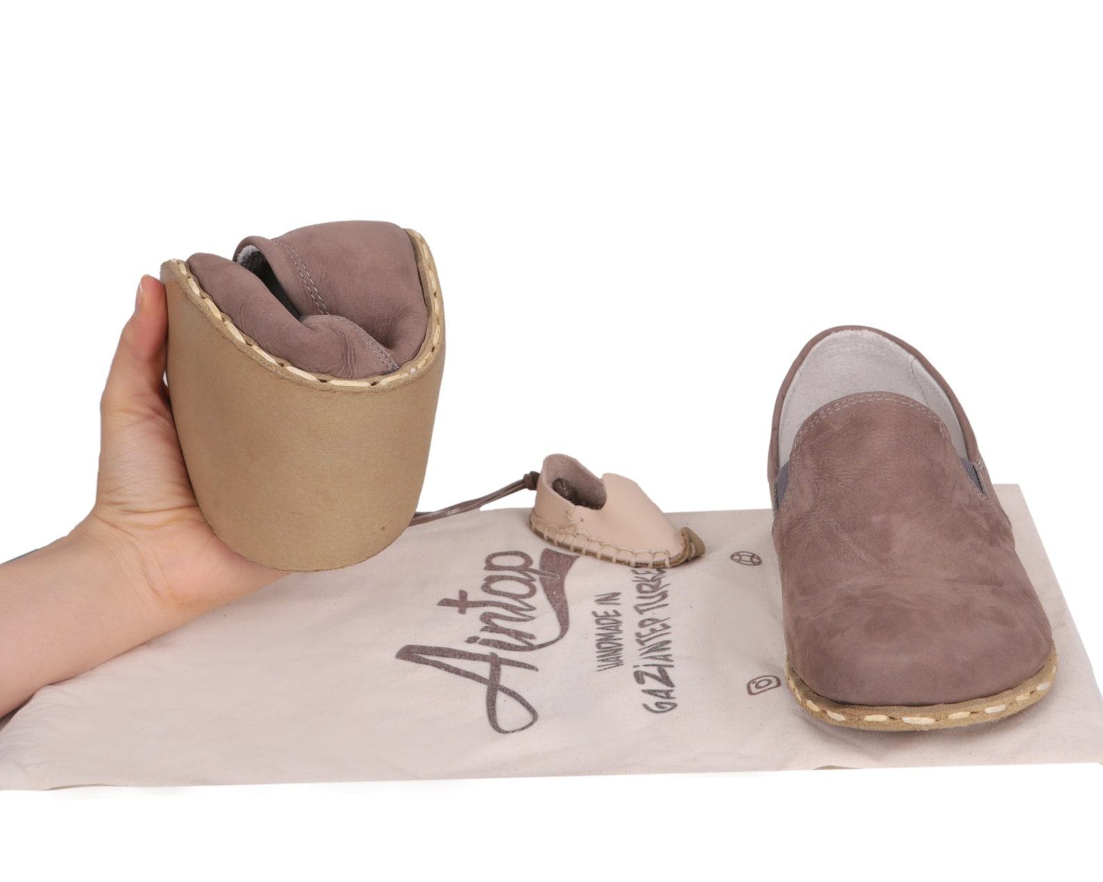 Handmade Nubuck Leather Yemeni Shoes Slip-On Comfort in Vibrant Hues - Image 4