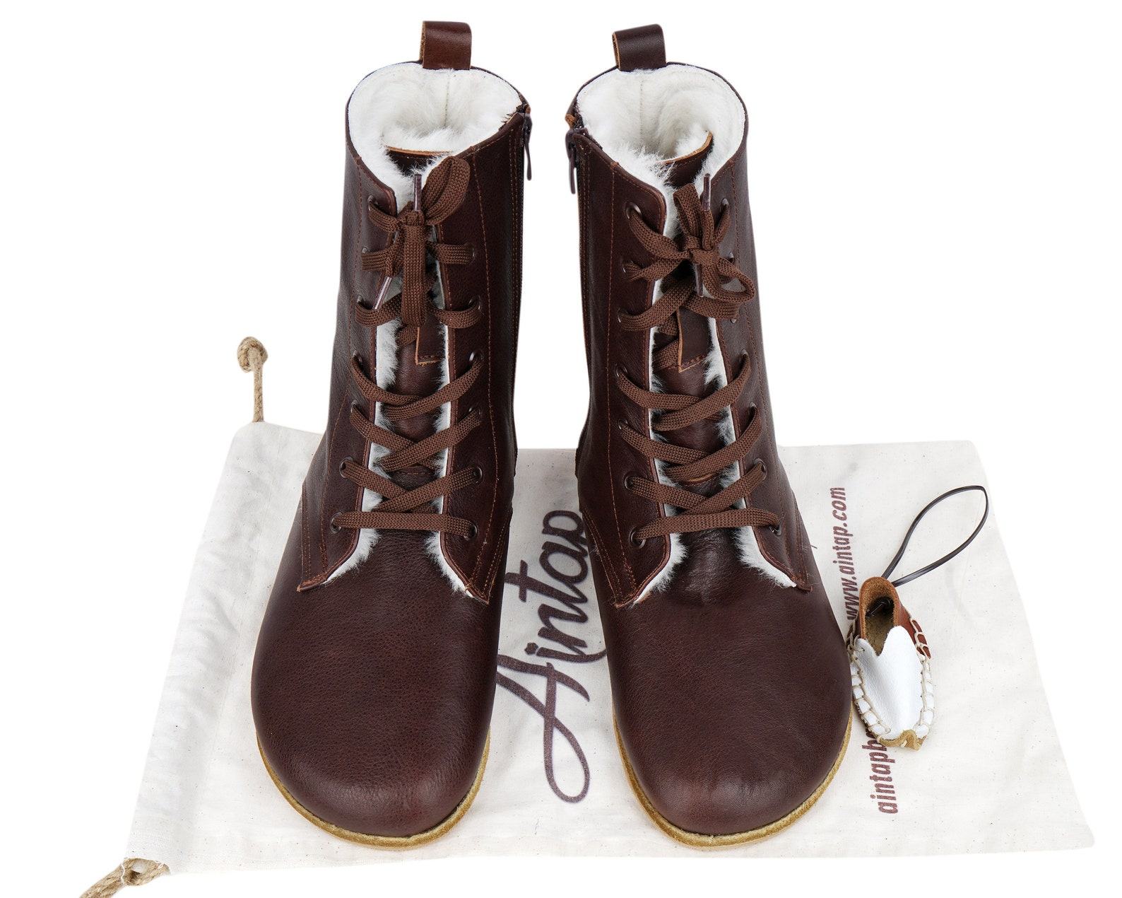 Handmade Shearling Boots Embrace Comfort and Style with Zero Drop and Natural Leather - Image 3