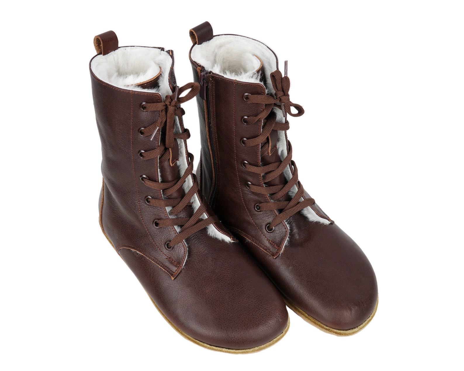 Handmade Shearling Boots Embrace Comfort and Style with Zero Drop and Natural Leather - Image 5