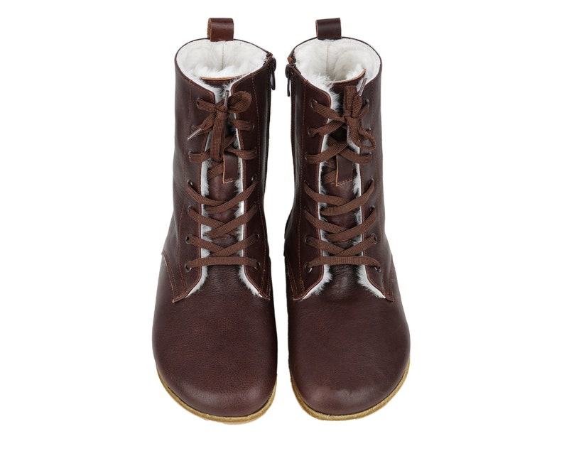 Handmade Shearling Boots Embrace Comfort and Style with Zero Drop and Natural Leather