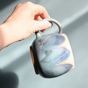 Handmade Swirled Ceramic Mug Elevate Your Morning Ritual with a Masterpiece
