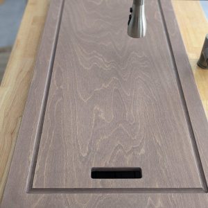 Handmade Wine Barrel Stain Wooden Sink Cover – Farmhouse & Modern Kitchen Cutting Board