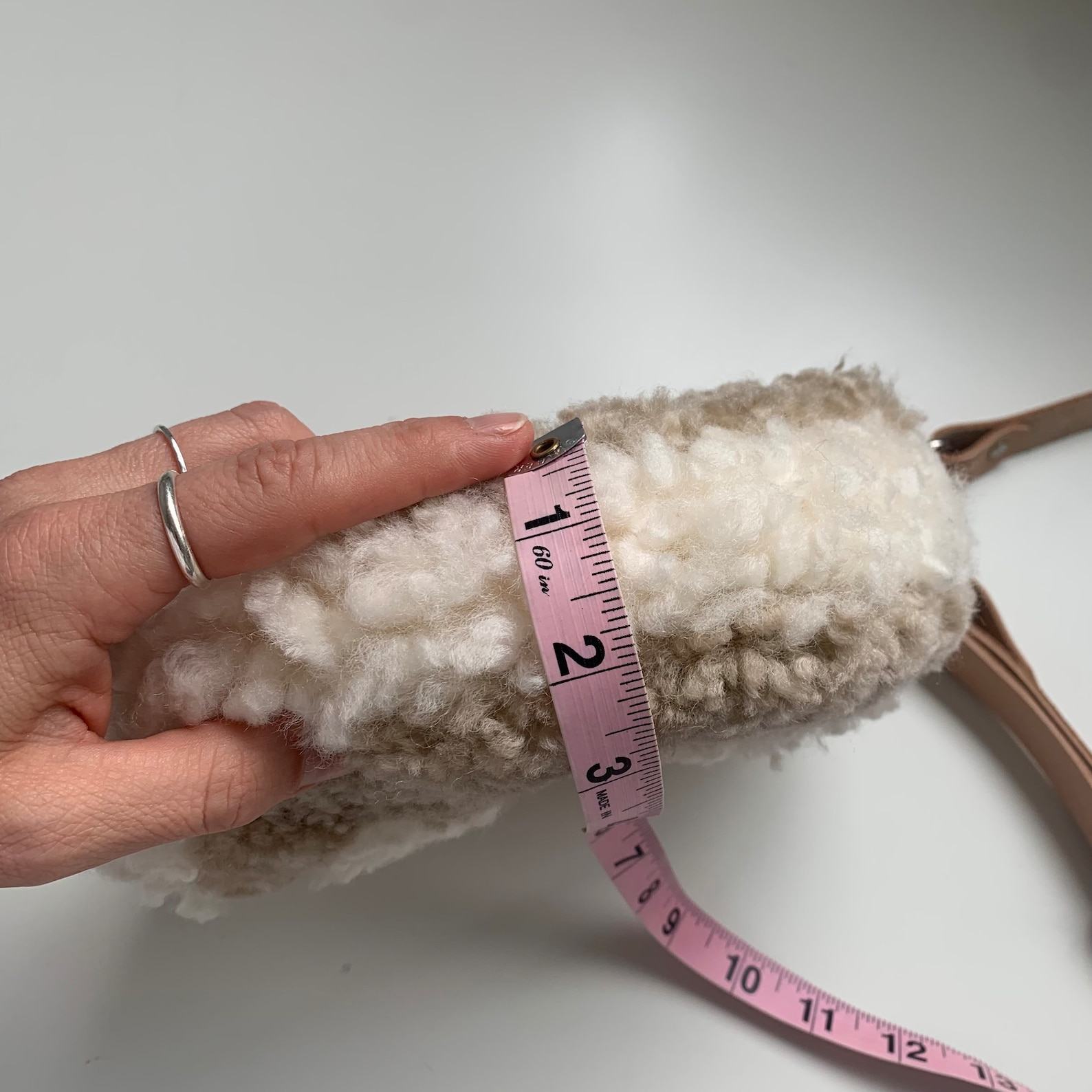 Handmade Ying Yang Sheepskin Bag A Unique and Sustainable Accessory