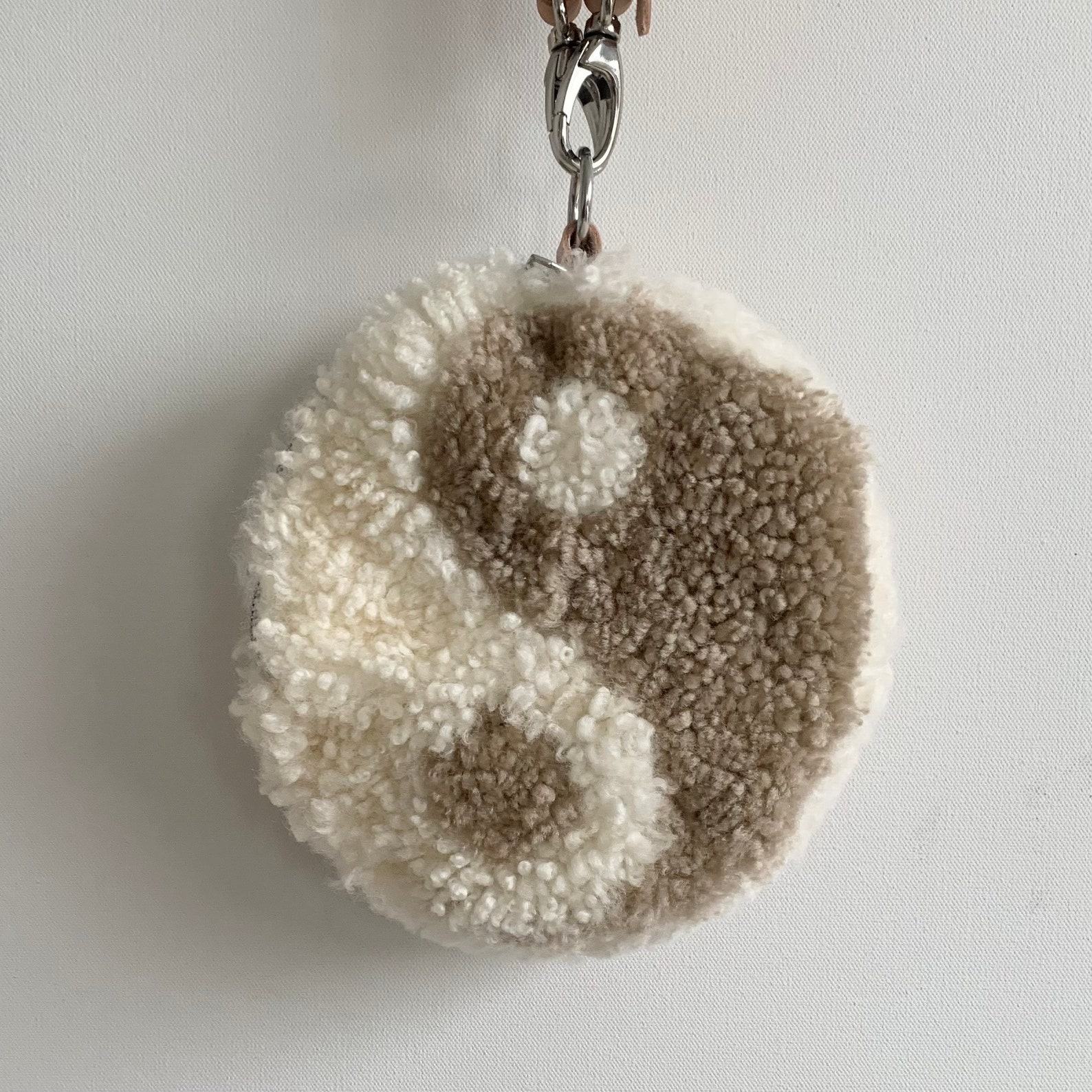 Handmade Ying Yang Sheepskin Bag A Unique and Sustainable Accessory