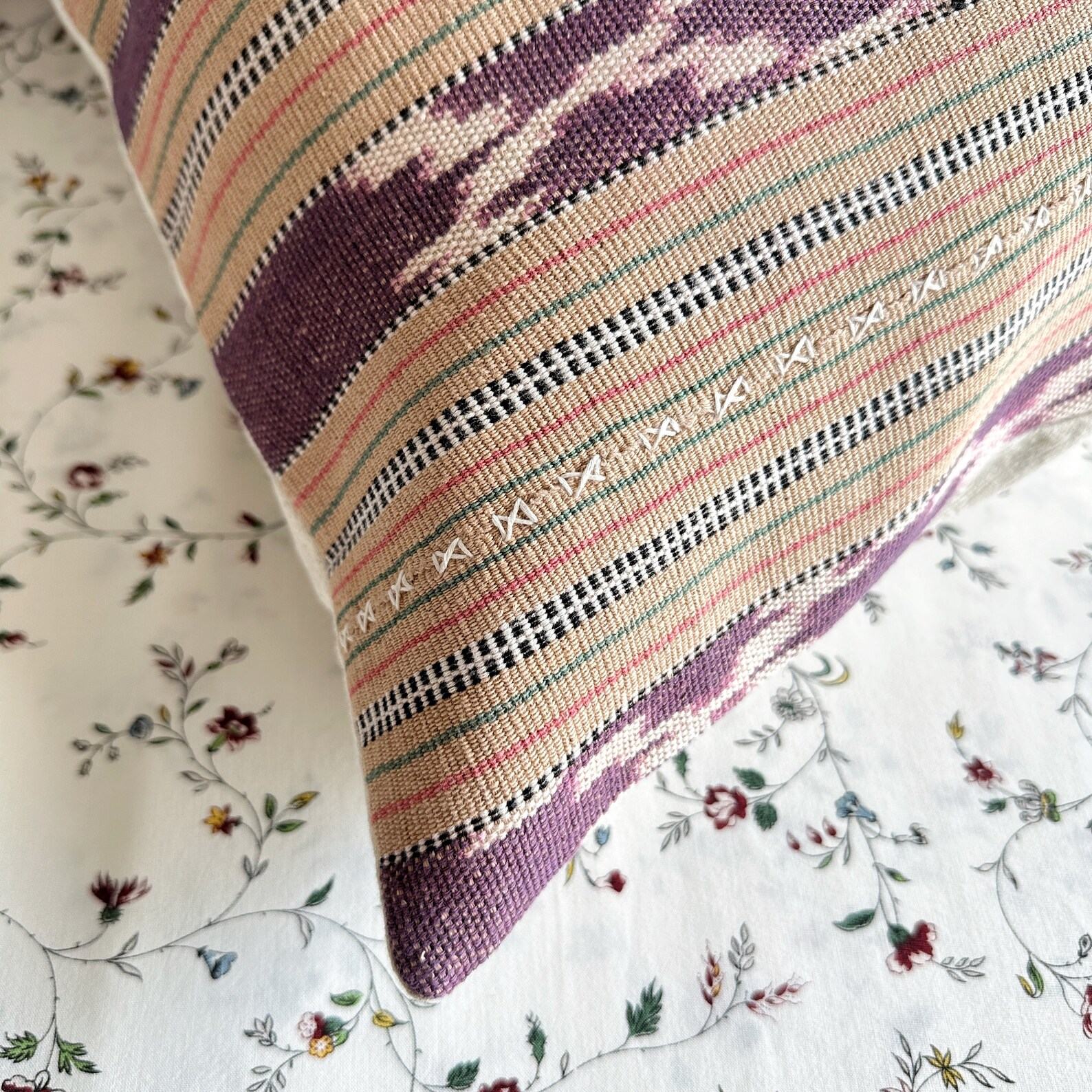 Handwoven Cotton Pillow Cover Ethnic Kariang Tribe Decor for Modern Boho Chic Interiors