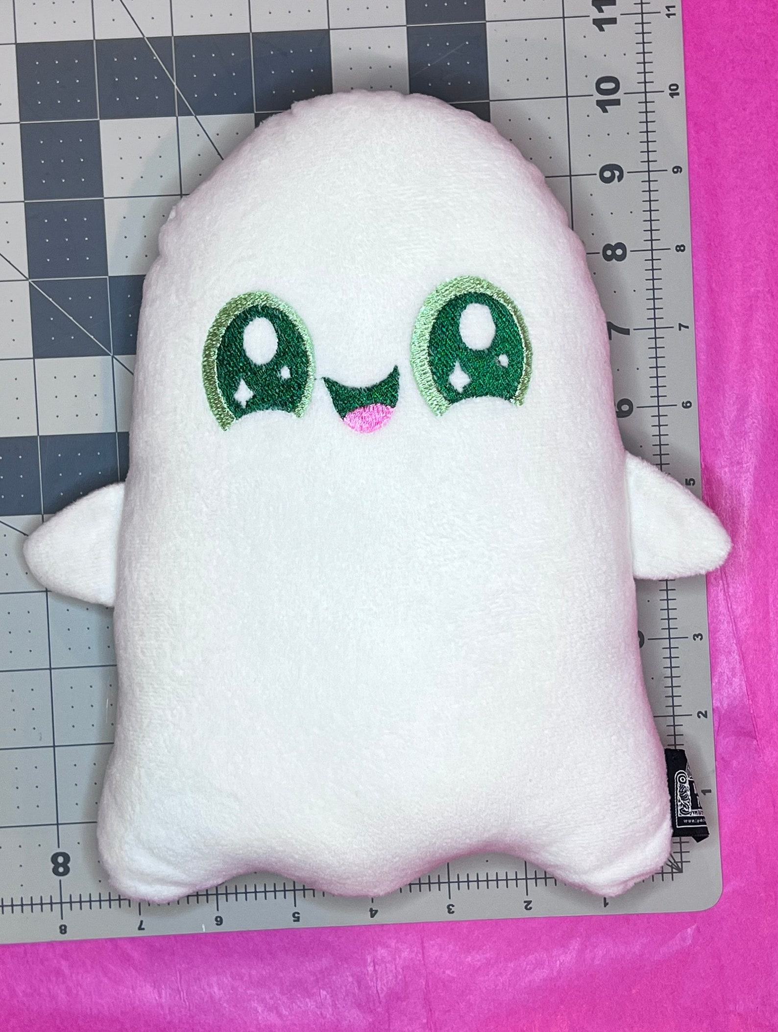 Happy Ghost Glow-in-the-Dark Plush for Spooky Nights - Image 4