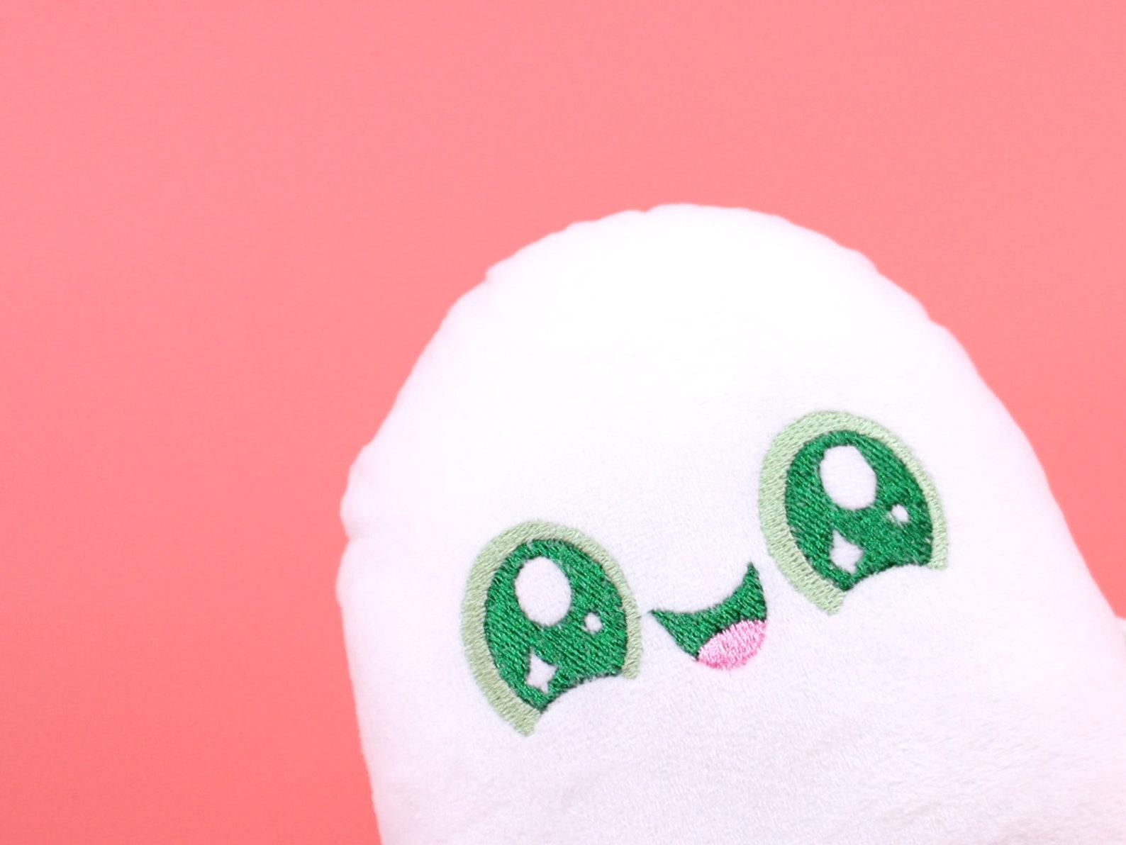 Happy Ghost Glow-in-the-Dark Plush for Spooky Nights - Image 5