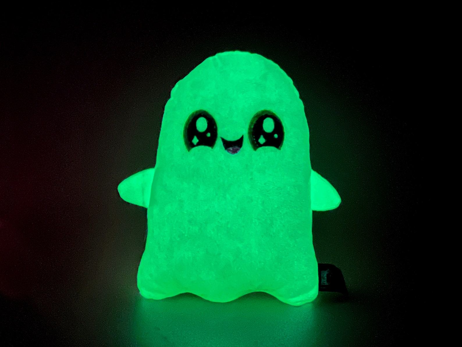 Happy Ghost Glow-in-the-Dark Plush for Spooky Nights - Image 2