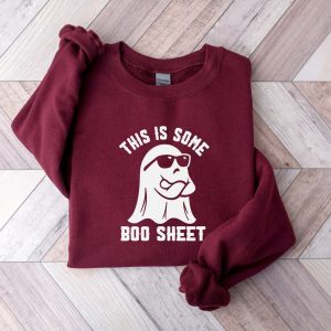 Hauntingly Cute “Boo Sheet” Sweatshirt for Spooky Halloween Shenanigans