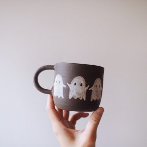 Hauntingly Festive Pre-Order Your Ghost Parade Ceramic Mug for a Spooktacular December