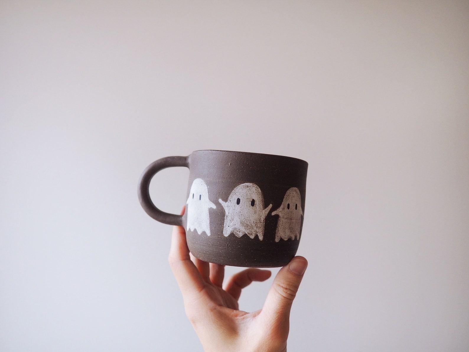 Hauntingly Festive Pre-Order Your Ghost Parade Ceramic Mug for a Spooktacular December - Image 2