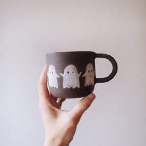 Hauntingly Festive Pre-Order Your Ghost Parade Ceramic Mug for a Spooktacular December